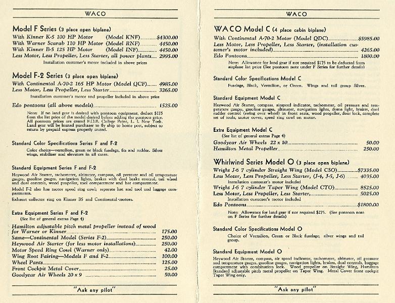 1931 Price List 02.jpg - 1931 Price List Pages 02 & 03